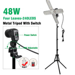 lampe led croissance plantes intérieur spectre complet trépied ajustable clip fixation
