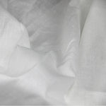 tissu voile coton blanc résistance déchirure 140cm large bricolage simple naturel matériauxoplastiquefixationruleincluded