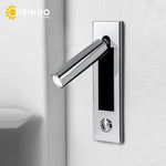 lampes murales modernes interrupteur bouton lisse métallique noir argenté bronze doré minimaliste