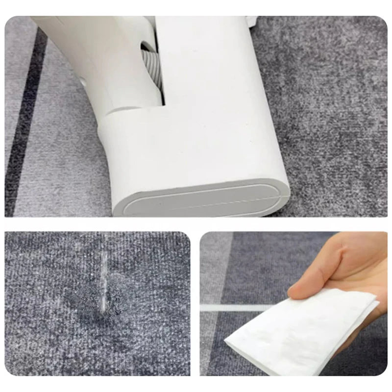 tapis sol antidérapant polyester géométrique moderne gris blanc intérieur extérieur cuisine salle bain