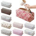 Sac rangement réutilisable imprimé léopard multifonctionnel moderne aspirateur voyage embout fer lisser blanc marron