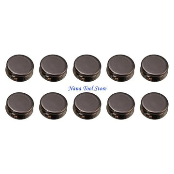boutons pression métalliques modernes noir or argent opaques