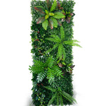 panneau mural pelouse artificielle plante décorative jardin intérieur extérieur décoration murale fleurs vertes artificielles
