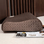 taies d'oreiller coton 100% marron violet rose bleu modernes 50x30cm non toxiques casa