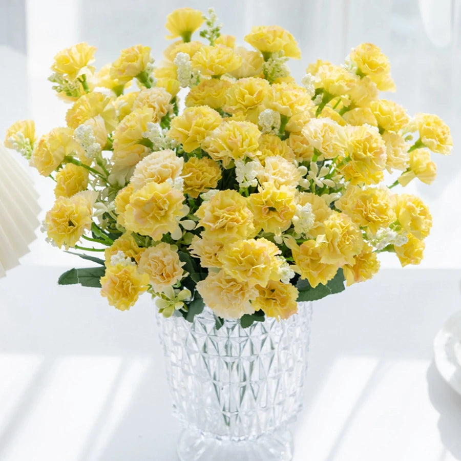bouquet fleurs artificielles mariage blanc rose violet anniversaire intérieur modernes