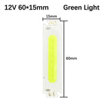 ampoules led cob 12v 2w vert clair orange blanc modernes diodes puces aluminium