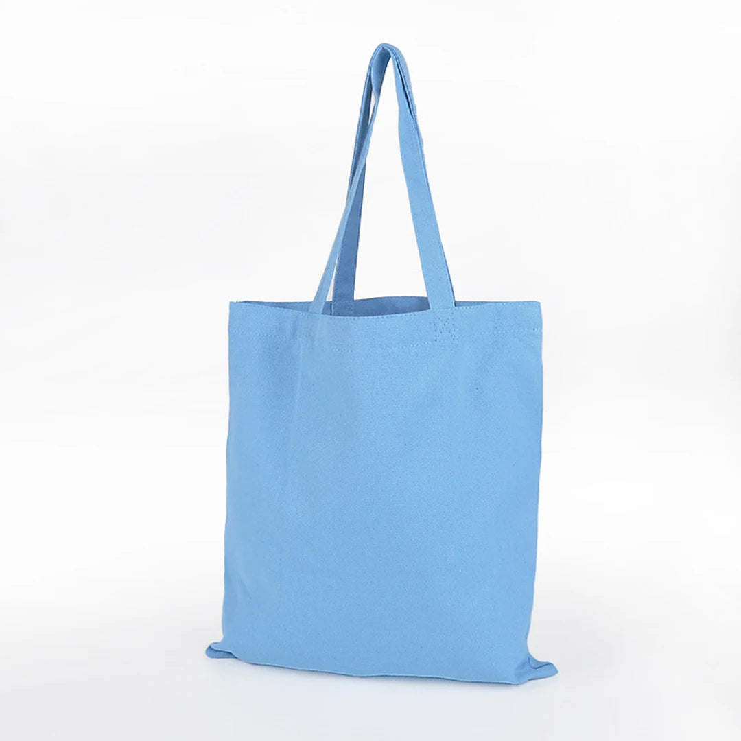 sac main tote noir unisexe toile simple décontracté fourre tout