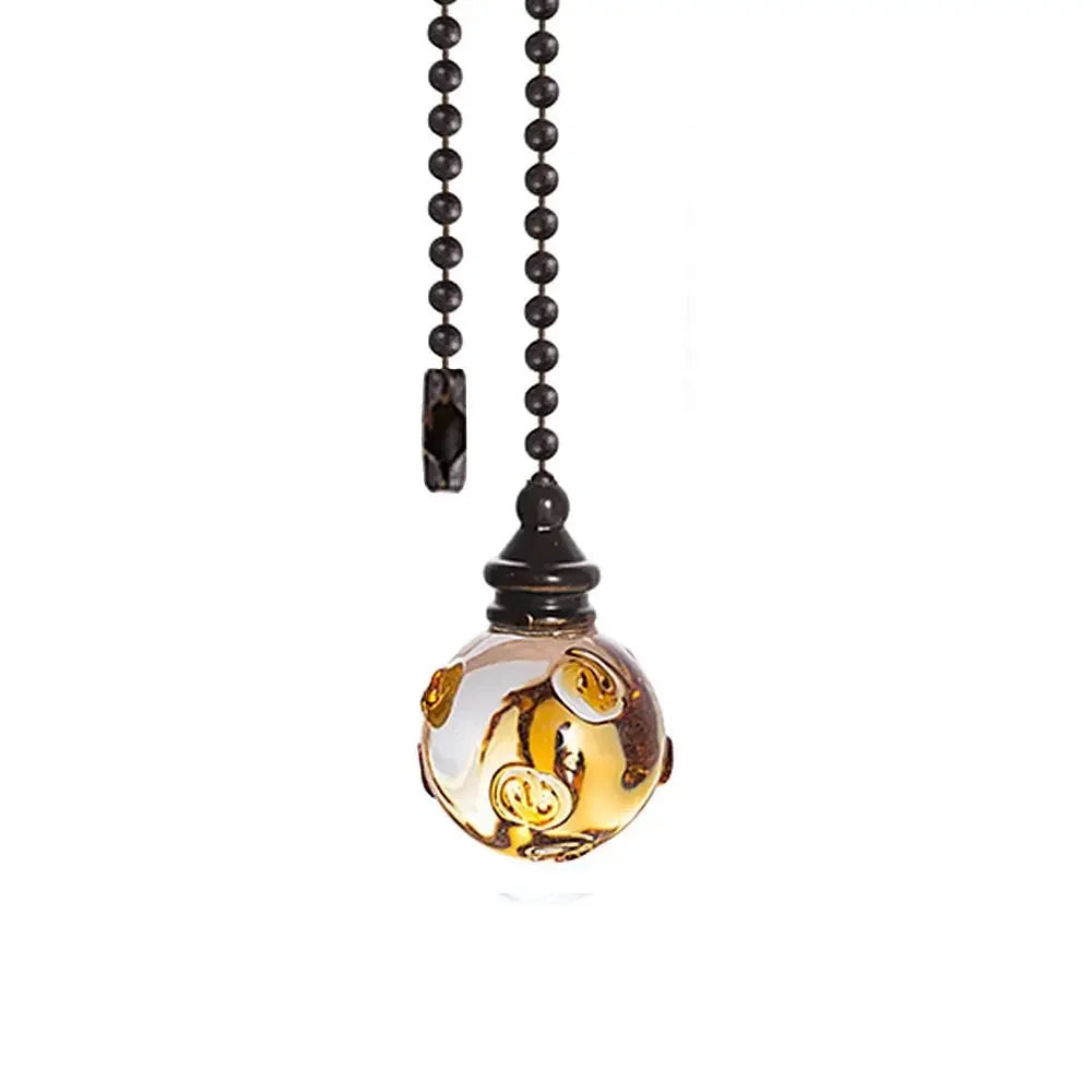 suspension transparentes motifs internes modernes ventilateur lustre cristal chaînes élégantes intérieurs colorés bleu rouge