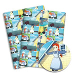 coasters imprimés dessins animés personnages floraux multicolores résistants abrasion 140x50cm