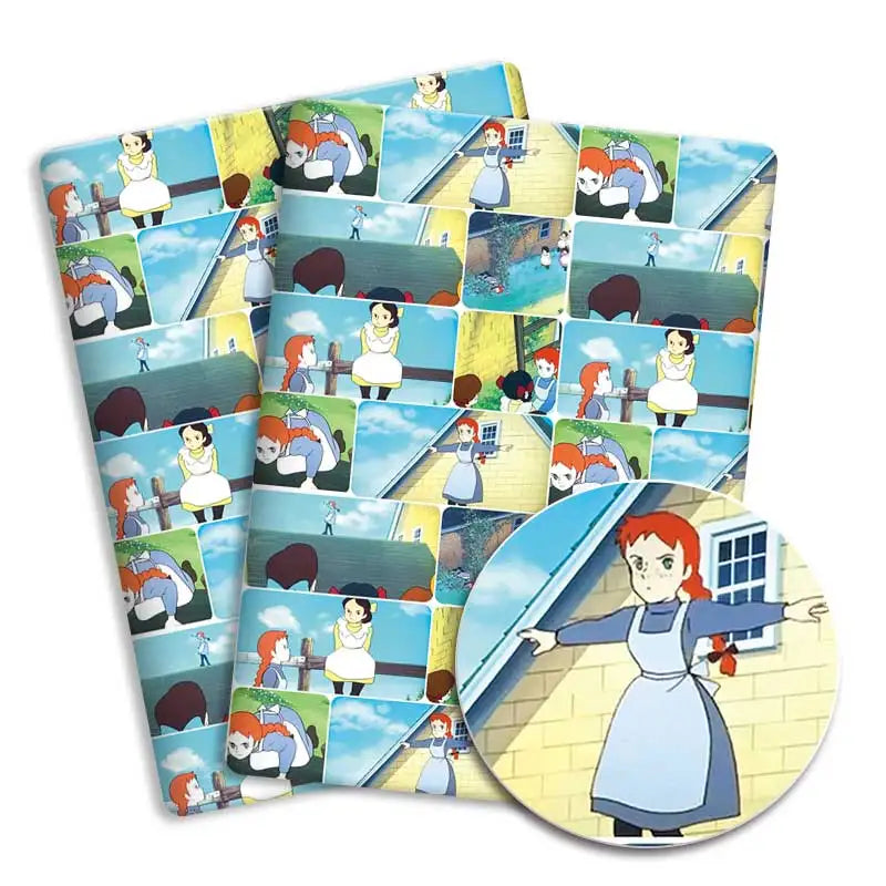 coasters imprimés dessins animés personnages floraux multicolores résistants abrasion 140x50cm
