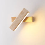 lampe murale moderne bois applique LED éclairage salle manger 10 15m² beige clair texture