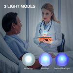 lampe torche clip magnétique led bleu moderne auto défense lumière intense pratique