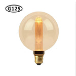 ampoules led décoratives vintage filaments dorés opaques 220v 249 lumens doré ambre echangement e27