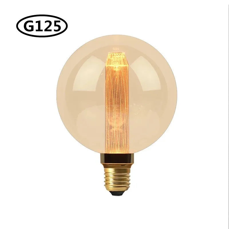 ampoules led décoratives vintage filaments dorés opaques 220v 249 lumens doré ambre echangement e27