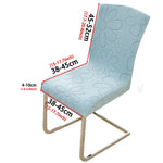 housse chaise polyester moderne fleuri bleu vert rose orange gris antidérapante salon