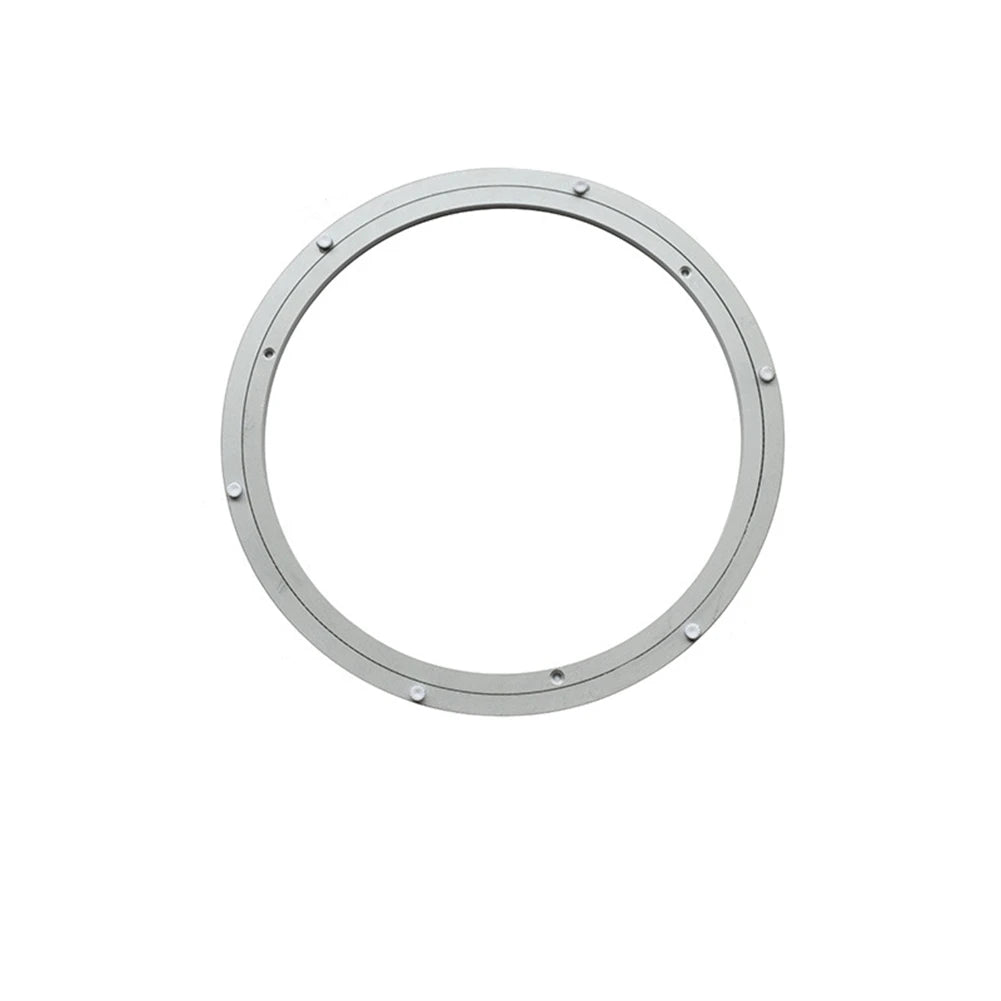 anneau table argenté moderne adhésif diamètre 16 pouces lisse opaque métal cuisine