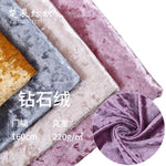 tissu velours violet gris rose bleu velouté opulent classique élasthanne polyester décoration