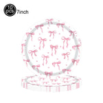 vaisselle jetable fête anniversaire mariage blanc rose arcs coeurs rayures pop corn sac cadeau