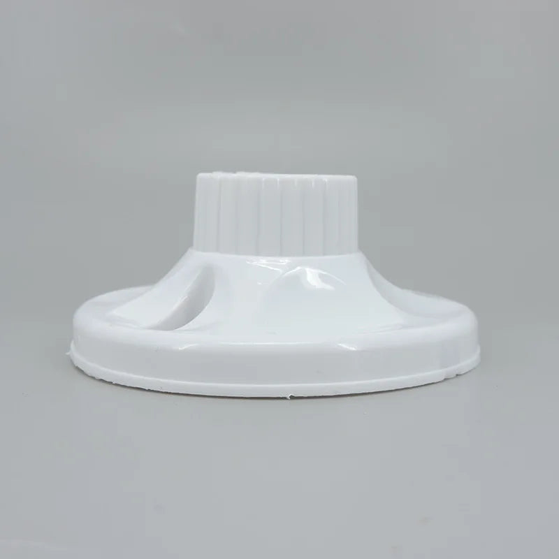 Douille lampe blanc doré rainurée industriel vintage fixations 220V 10A