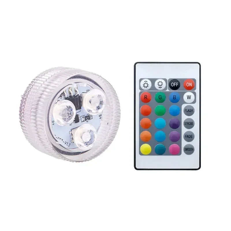 ampoules led sous marines 16 couleurs transparentes opalescentes piscine télécommande moderne