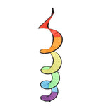 décoration extérieure wind spinner spirale colorée suspendue jardin festive enfants polyester