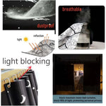 rideaux lit motif dessin animé occultants anti poussière étudiant lits superposés noir astronaute étoiles