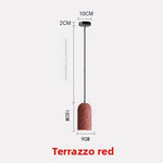 Suspension lumineuse moderne minimaliste texturée gris noir bleu rose blanc opacité câble noir LED