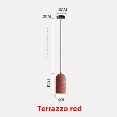 Suspension lumineuse moderne minimaliste texturée gris noir bleu rose blanc opacité câble noir LED