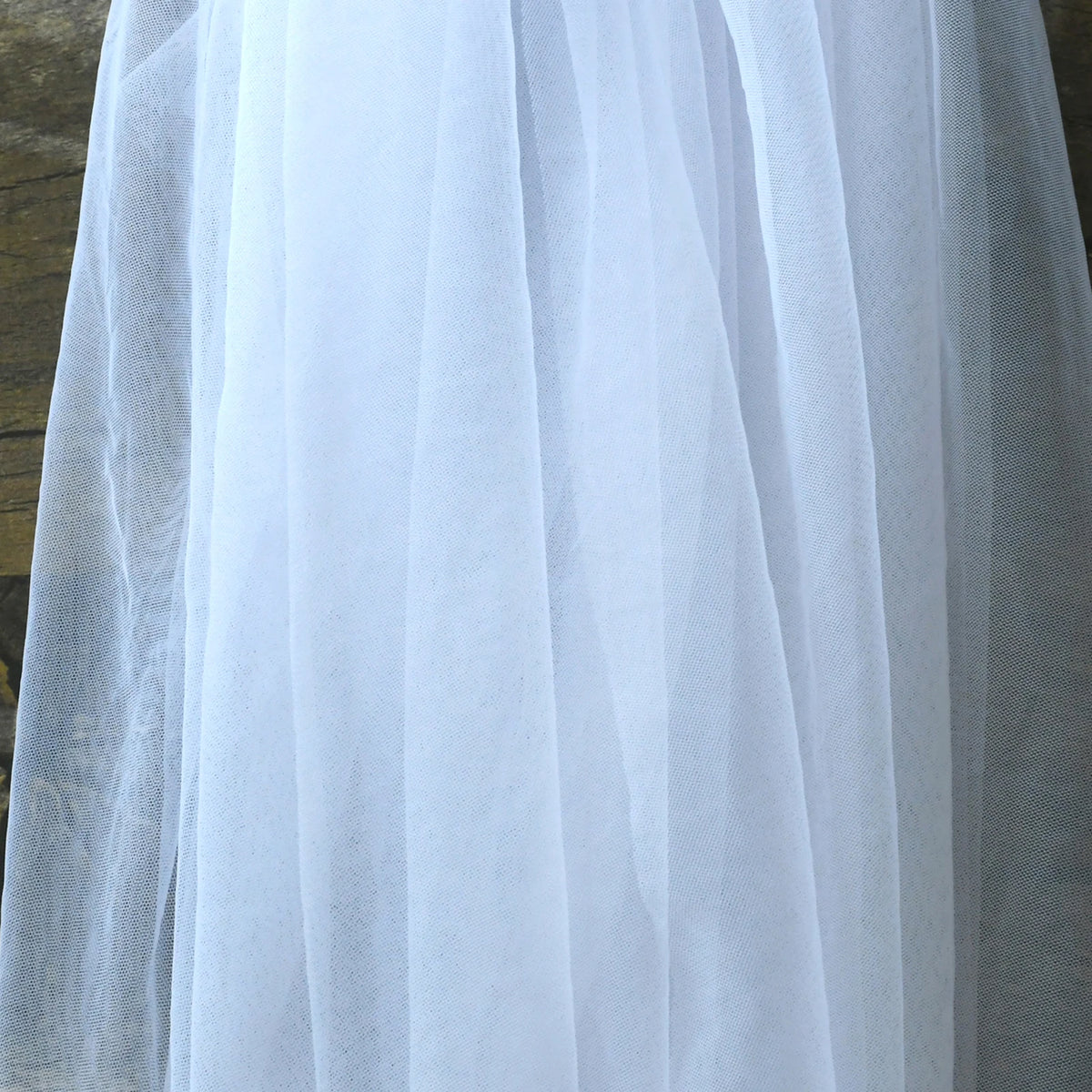 voile mariée blanc dentelle opaque élégant romantique femme occasion formelle classic ivory white black