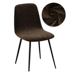 chaise moderne velours beige blanc violet rose marron orangeversible 22 48cm