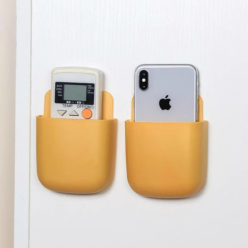 porte objets mural moderne adhésif blanc gris jaune respectueux environnement rechargeable multifonction plastique