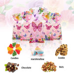 décoration fête anniversaire enfants guirlande happy birthday assiettes serviettes gâteau tasses bonbons floral papillons