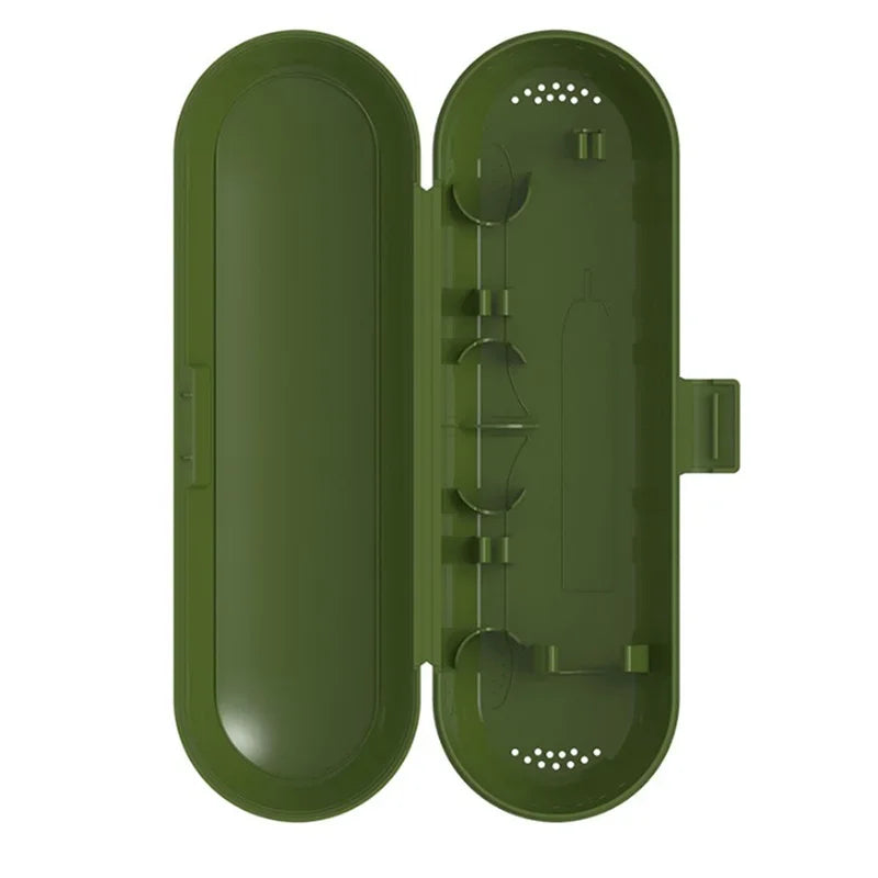 brosse dents électrique boîte rangement portable clip moderne rose bleu vert noir