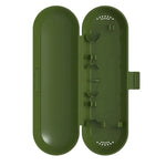 brosse dents électrique boîte rangement portable clip moderne rose bleu vert noir