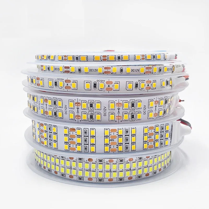 ruban led flexible 240 leds blanc bleu moderne adhésif 12v 24v 50000h