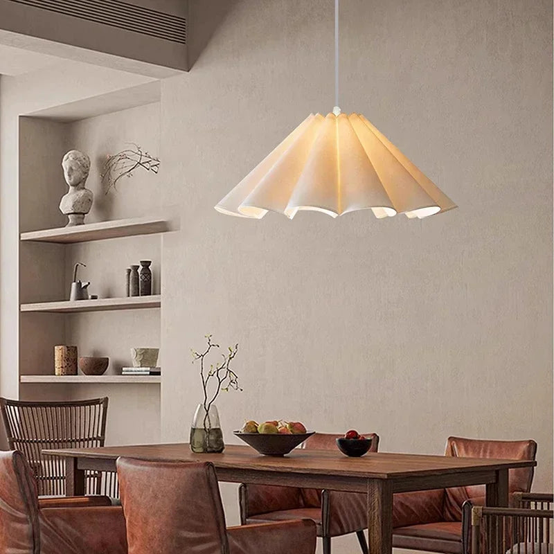suspension lumineuse plissée blanc moderne 90 260V flux lumineux 249 2000 autonome certifié CCC