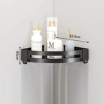 étagère salle bain blanc moderne adhésive shampooing gel douche lotion parfum verre boucles d'oreilles