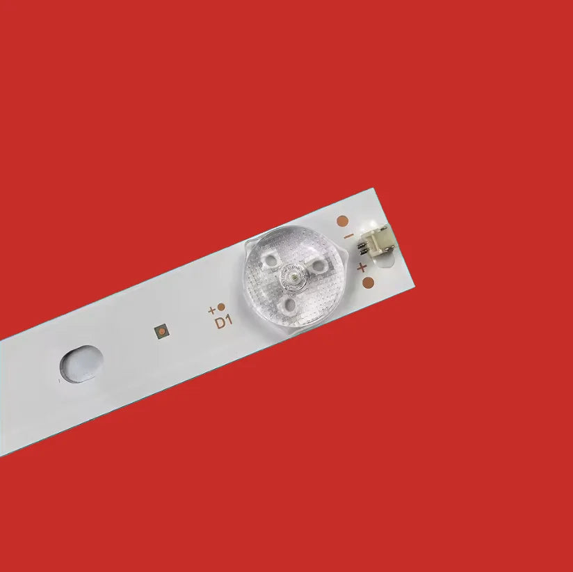 bande led rétro éclairage blanc moderne adhésif connecteur boutons commande 3v 751mm 9leds