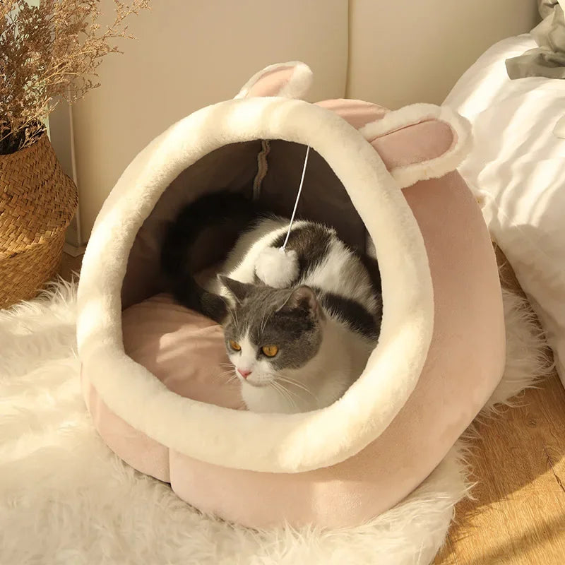 lit chat tapis doux gris rose vert moderne arrondi coussin double face