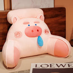 oreiller animal forme chat chien doux peluche enfantin confortable mémoire foam