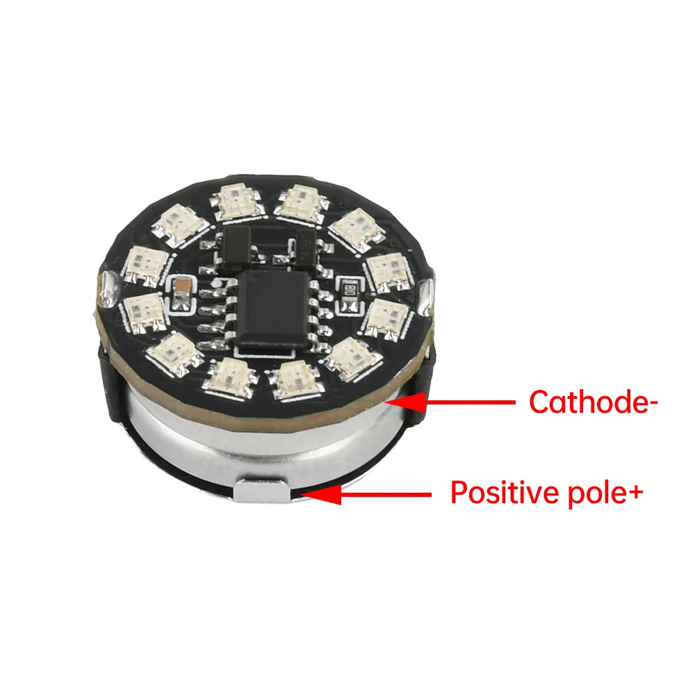 lampe led sans fil noir blanc modes induction magnétique led circulaires modernes