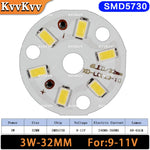 lot 10 plaques led rondes blanches smd 32mm 40mm bricolage carrelage