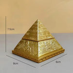 statues decoratives egyptiennes or pyramide obelisque isis ancien maison