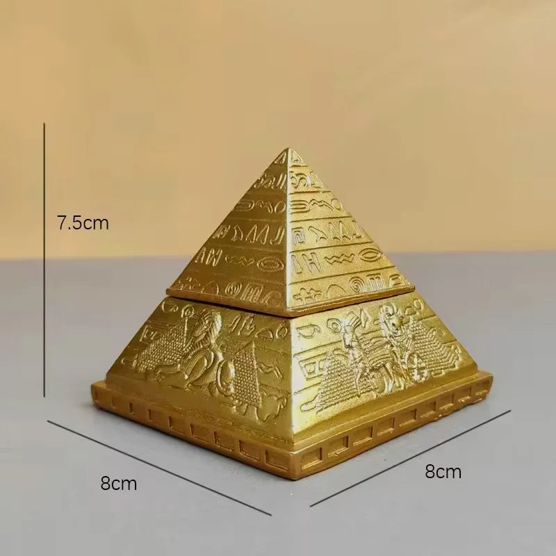statues decoratives egyptiennes or pyramide obelisque isis ancien maison