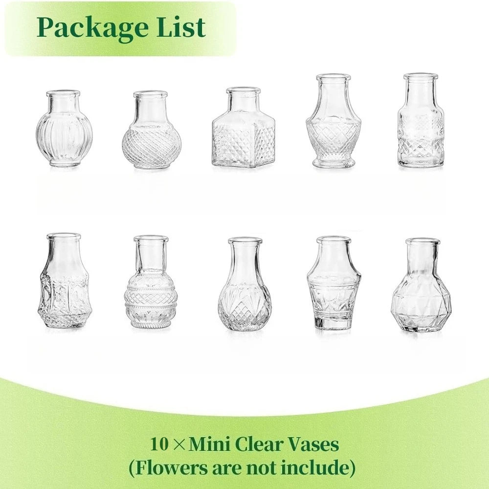 vases vintage verre marron vert transparent rétro diamant geometrique decoration table maison