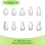 vases vintage verre marron vert transparent rétro diamant geometrique decoration table maison