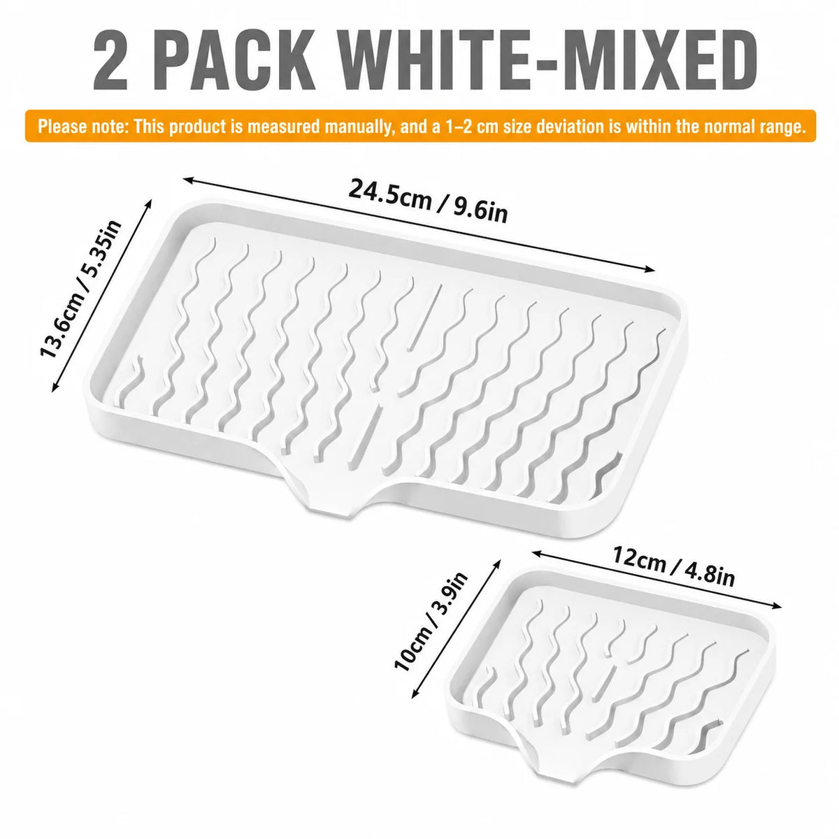 set plateaux savon silicone gris vert rayures modernes pratique auto drainants