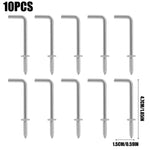 crochets d'angle droit fer noirs argent lisses utilisation multiple murale fixations vis modernes