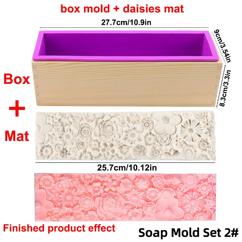 moules savon silicone fleur motif floral dentelle géométrique artisanal décoratif