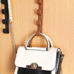 porte sacs vêtements adhésifs noir blanc moderne serviettes shirts ciseaux boule bainHooksAdhesiveWallsBathroomAccessories